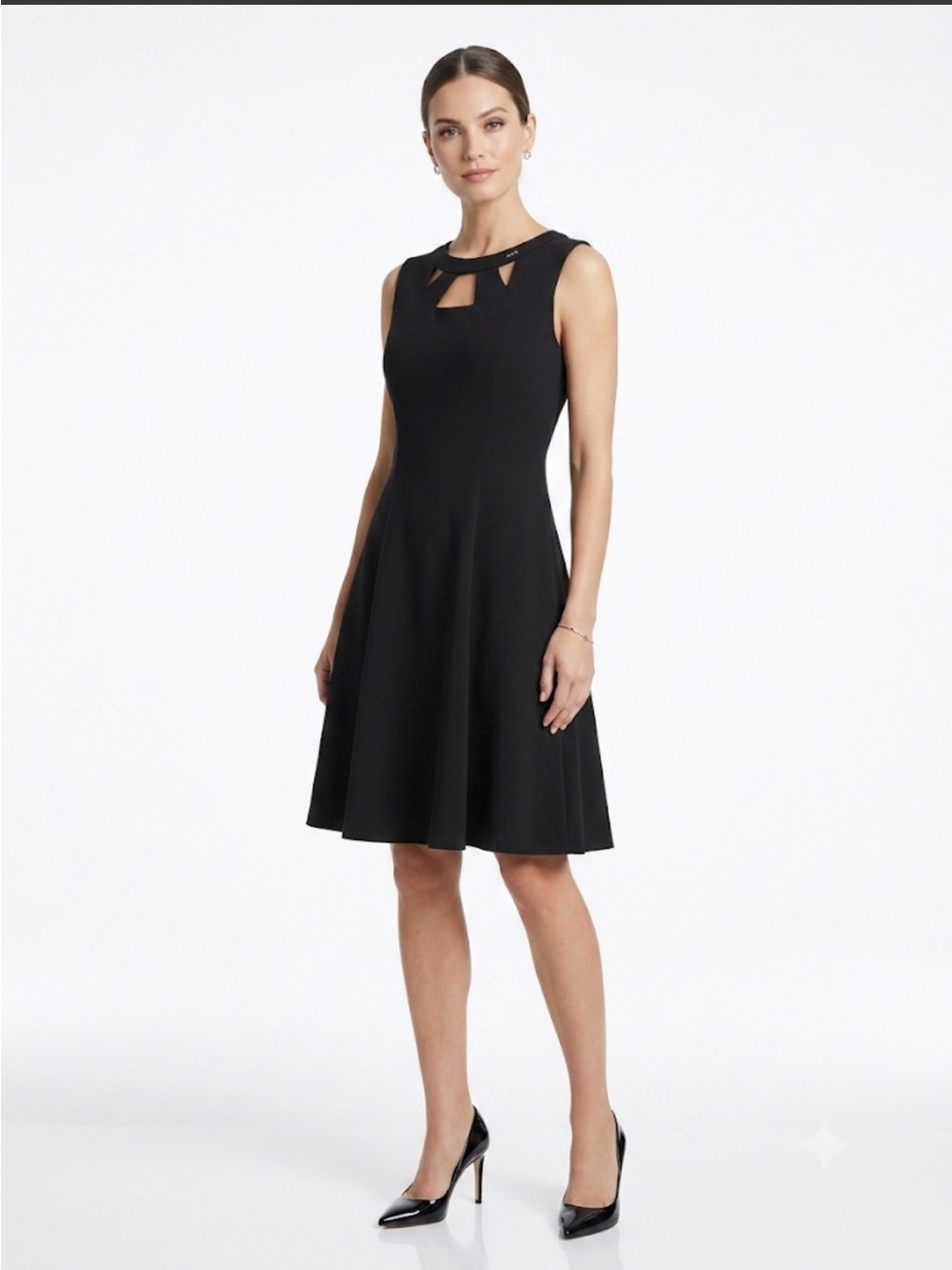 ALYX Black Sleeveless Fit and Flare Dress Size 16